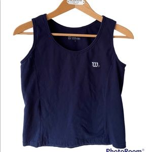 Vintage dark blue Wilson camisole. Size Large FITS LIKE A MEDIUM.
